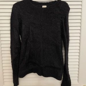 Fuzzy black sweater